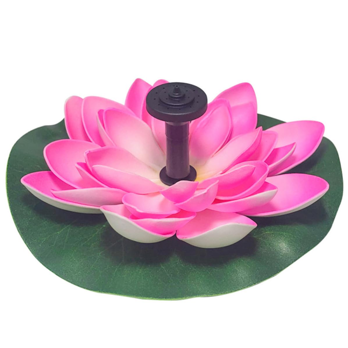 1pezzi Pompa Fontana Solare da Giardino Forma di Fiore di Loto Pompa Galleggiante Automatica per Laghetto e Acquario Dettagliabile per Circolazione e Decorazione Esterna