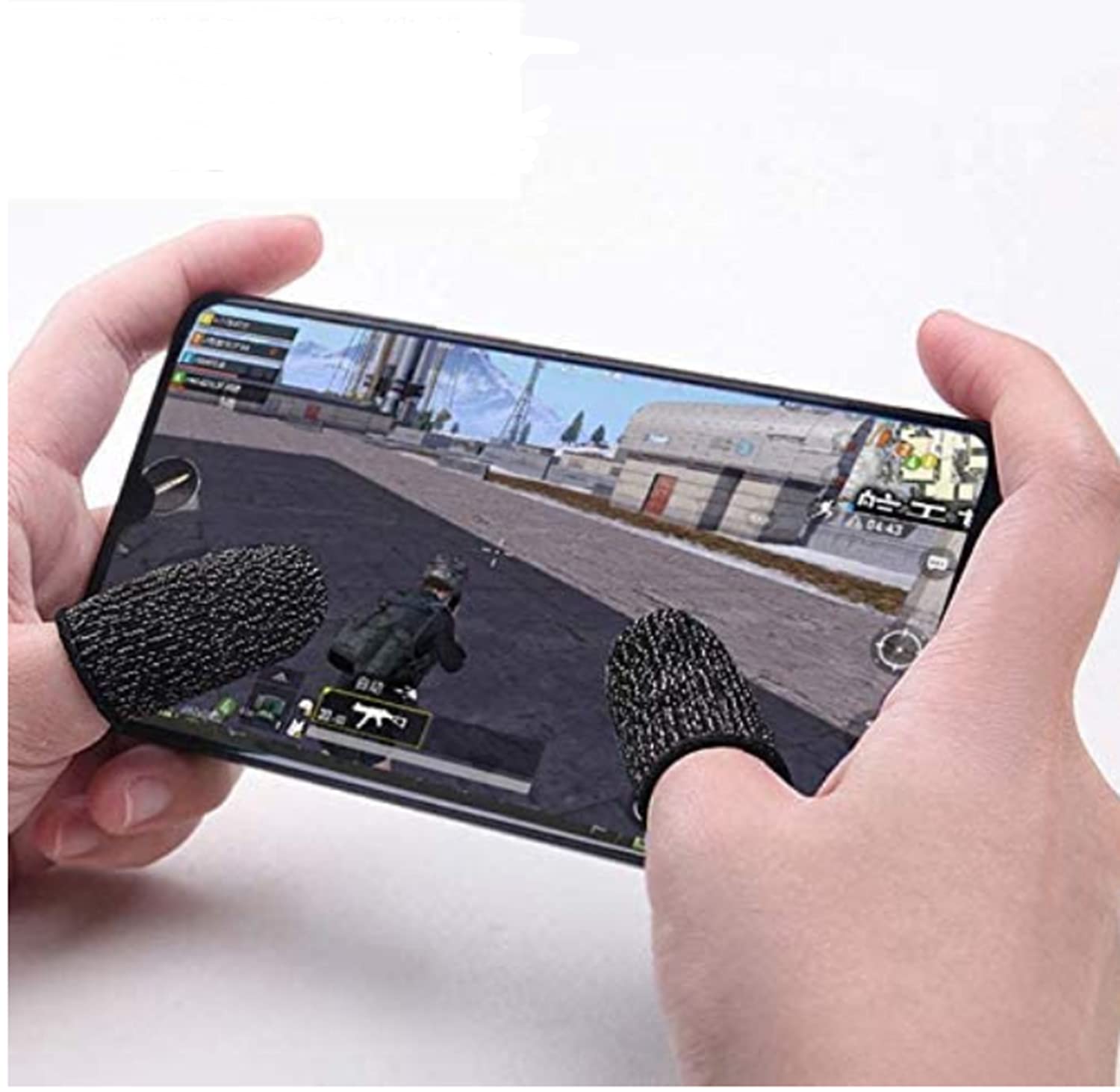 SKEIDO 1 Pair L1 R1 Breathable Mobile Game Controller Finger Sleeve Touch Trigger for Fortnite PUBG Mobile Rules of Survival Gatillos
