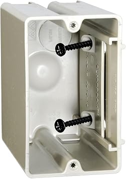 Allied Moulded SB-1 SliderBox Single Gang Adjustable Outlet Box