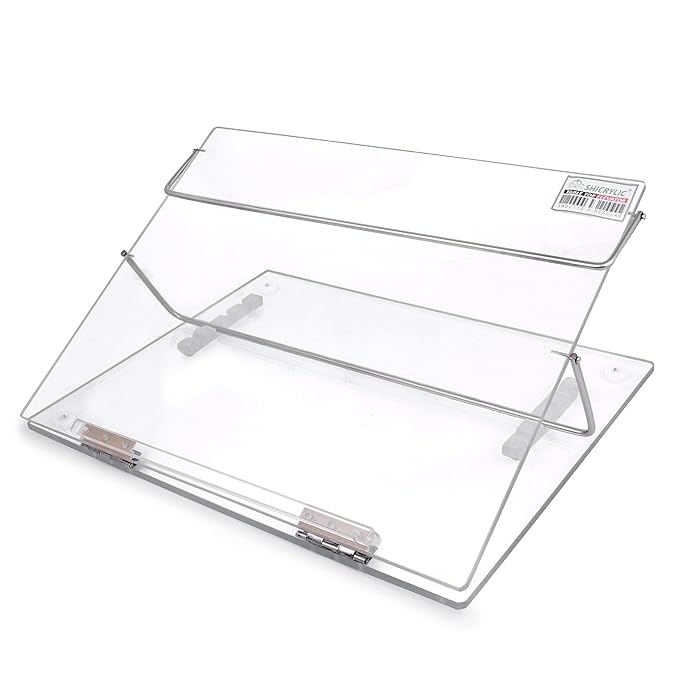 Shicrylic Writing Desk Table Top Elevator with Adjustable Height Slant