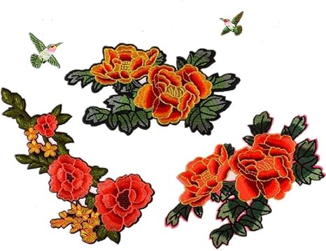 Amazon アップアップ Upup Diy アイロン接着パッチワッペン花鳥５枚セット 花と鳥 ワッペン アップリケ 通販