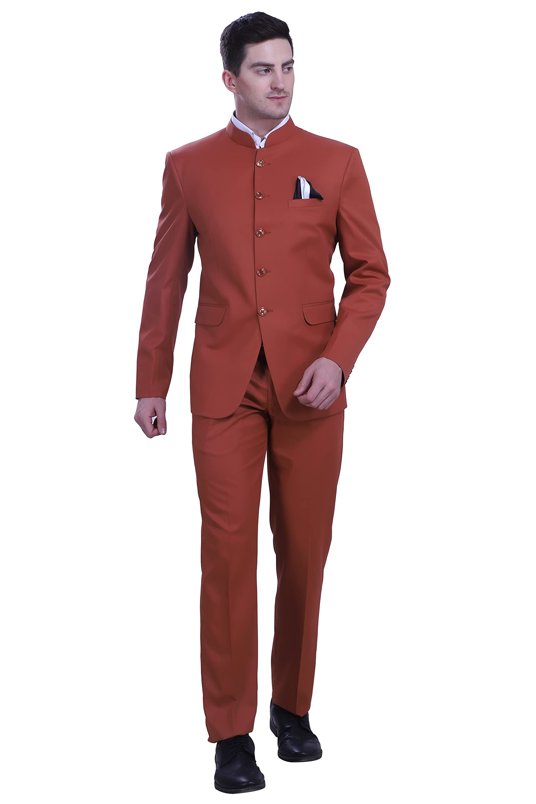 I-Retail 5 Button Bandgala/Jodhpuri Suit Casual and Formal for Men's (Blazer with Trouser)-picture-28