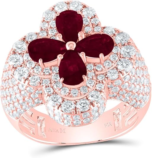 Jewels By Lux 14kt Rose Gold 2 1/2 Cttw Diamond