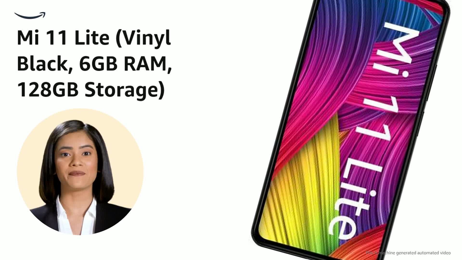 Xiaomi Mi 11 Lite (Vinyl Black, 6GB RAM, 128GB Storage) : Amazon
