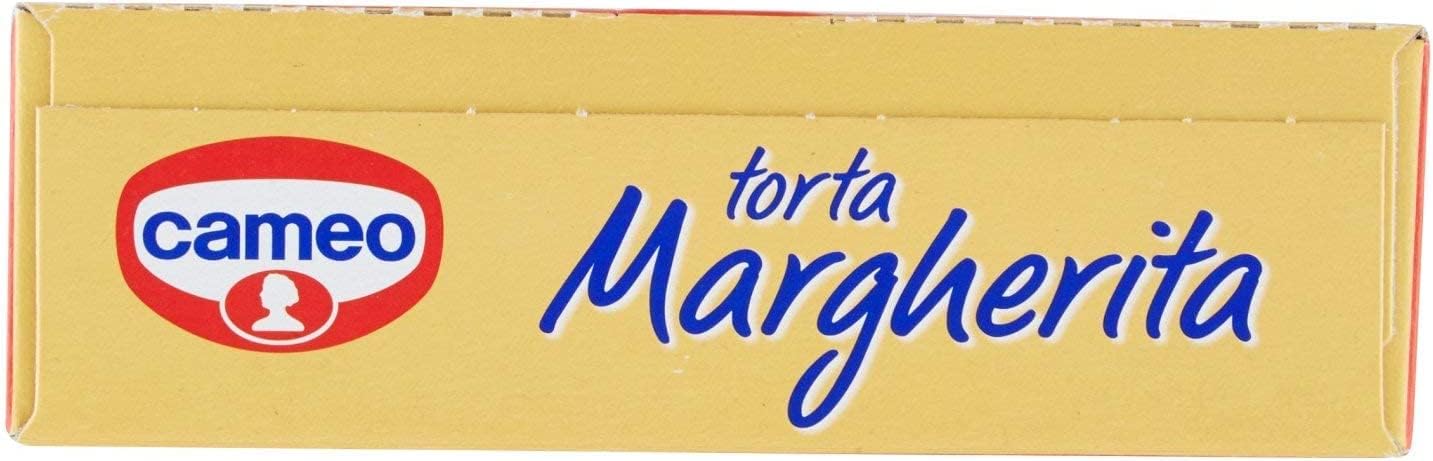 Cameo Torta Margherita Italienische Kuchenmischung, traditionelles Rezept, 188 g, 6 Stück, inklusive Schlüsselanhänger