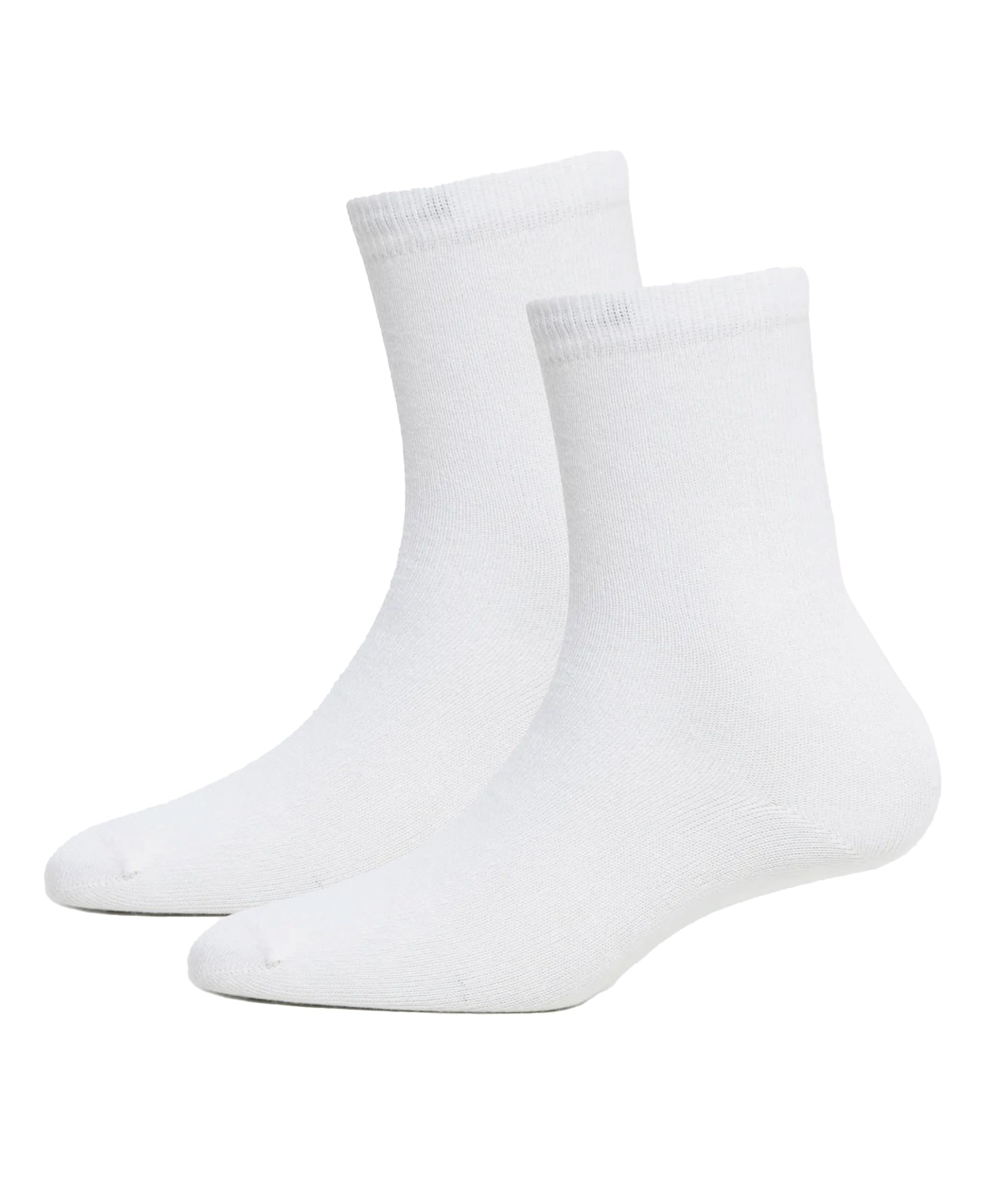 Jockey7800 Unisex Kid's Compact Cotton Stretch Solid Calf Length Socks With StayFresh Treatment (Pack of 2)