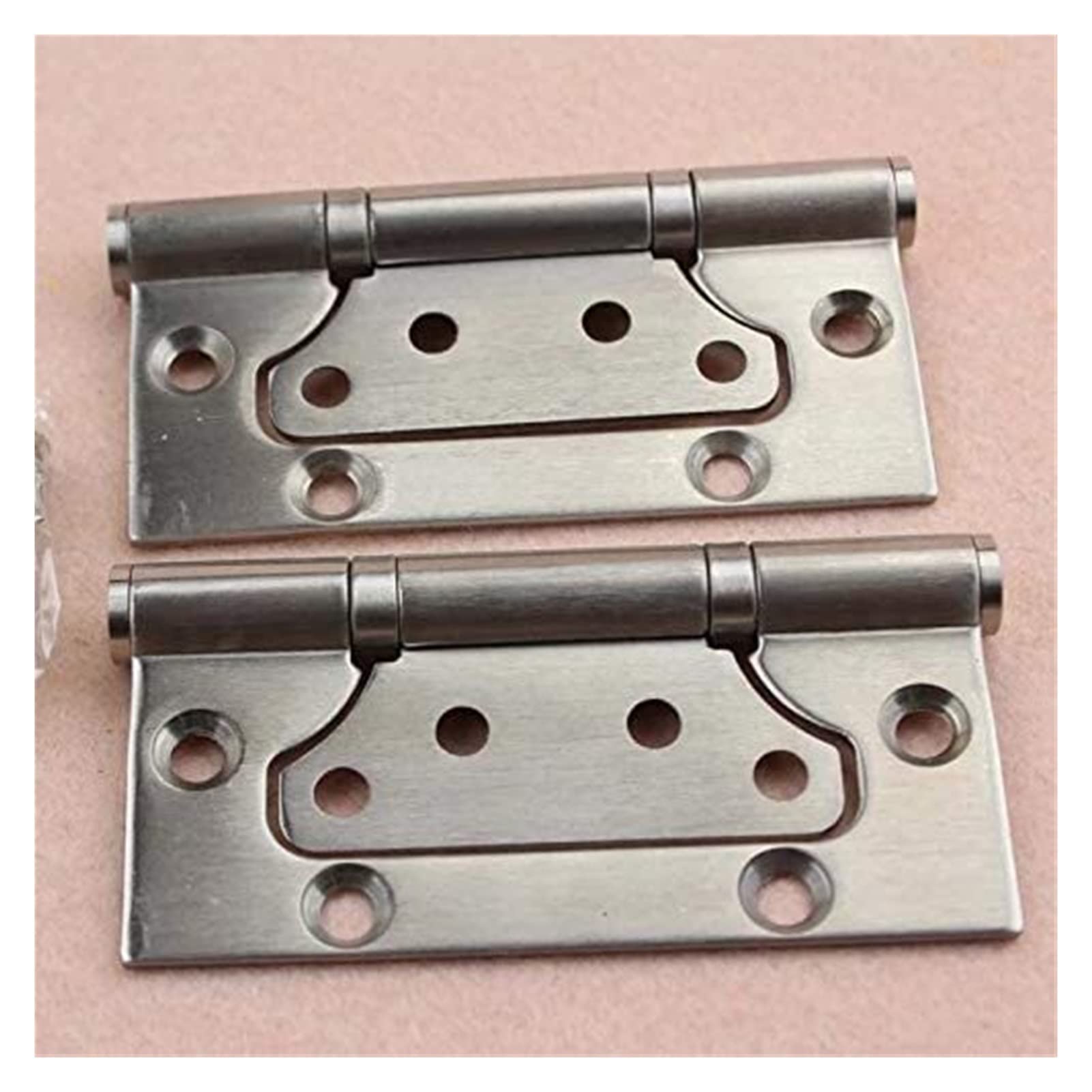 Cerniere per Porte, Cerniera per Porte da 4 Pollici Resistente Cuscinetto per Slot Libero in Acciaio Inossidabile Cerniera per Porta Secondaria Muta Ispessita per Interni