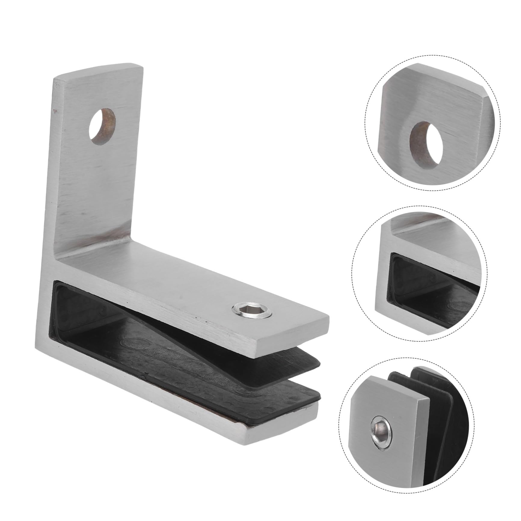 GALPADA 2 Pezzi Morsetti di Fissaggio del Vetro in Acciaio Inossidabile per Ringhiere, Resistenti alle Intemperie, per Pannelli di Vetro da 10mm a 12mm, Adatti per Balconi Esterni e