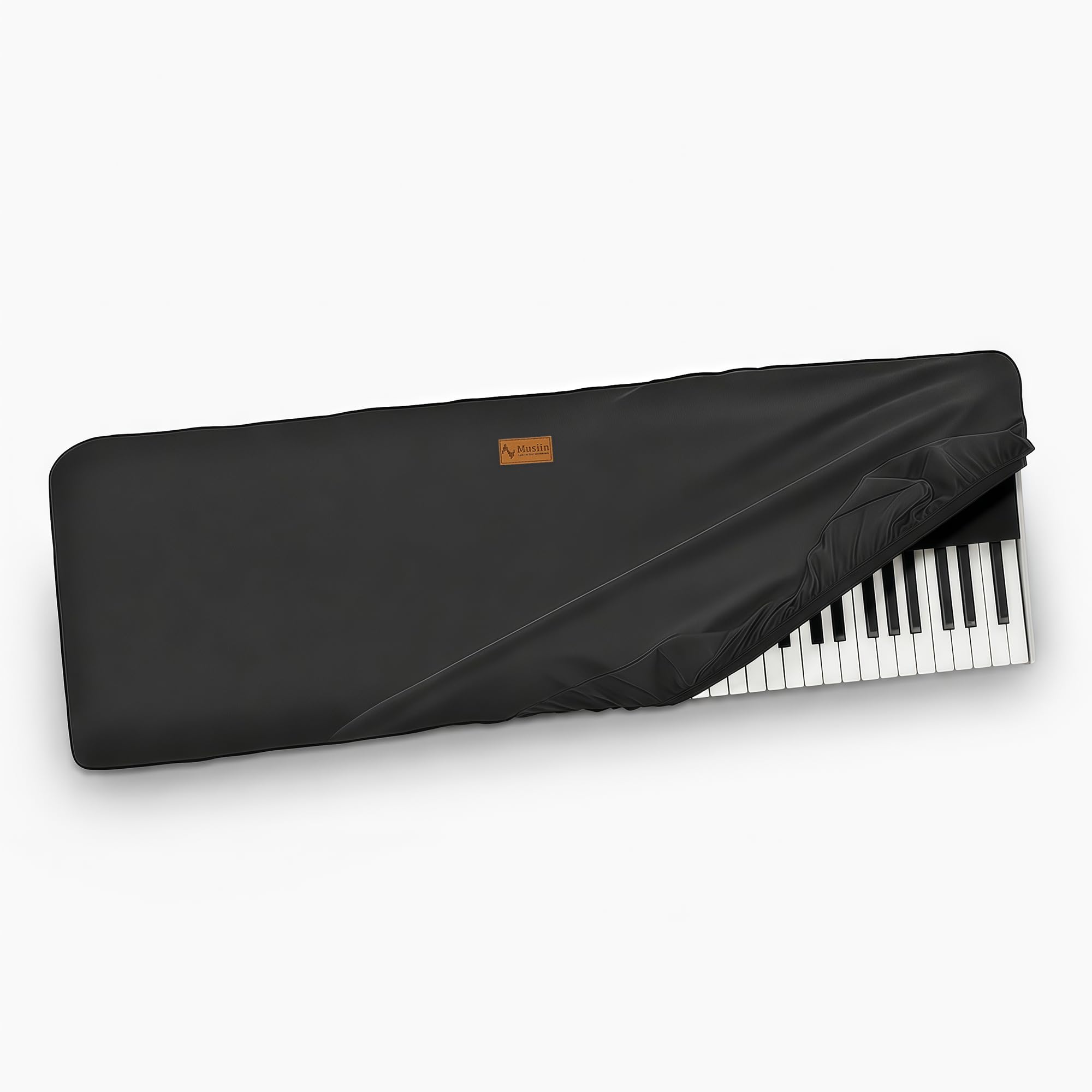 Musiin Housse de protection anti-poussière pour clavier de piano 76 touches, compatible avec KORG Pa4X ORIENTAL 76, Pa4X 76, Pa5X 76, Roland V-STAGE 76, Chinlon, toucher soyeux et design sur mesure