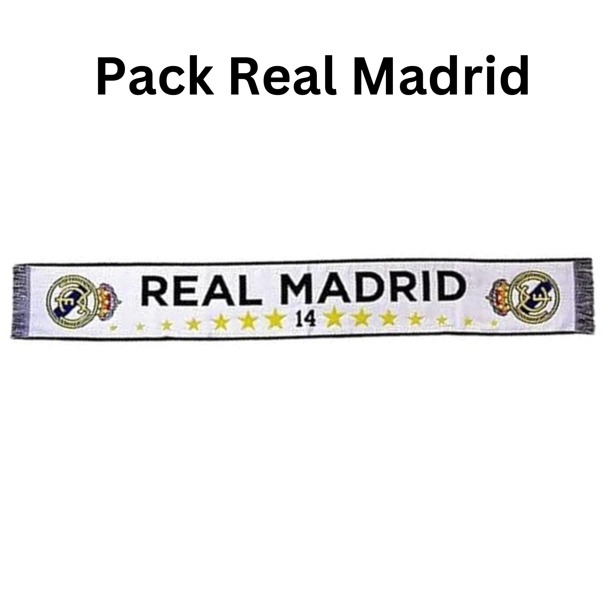 Pack Bandera 150x100 cm, Balón Nº 60, Bufanda y Gorra – ¡Perfecto para Aficionados!