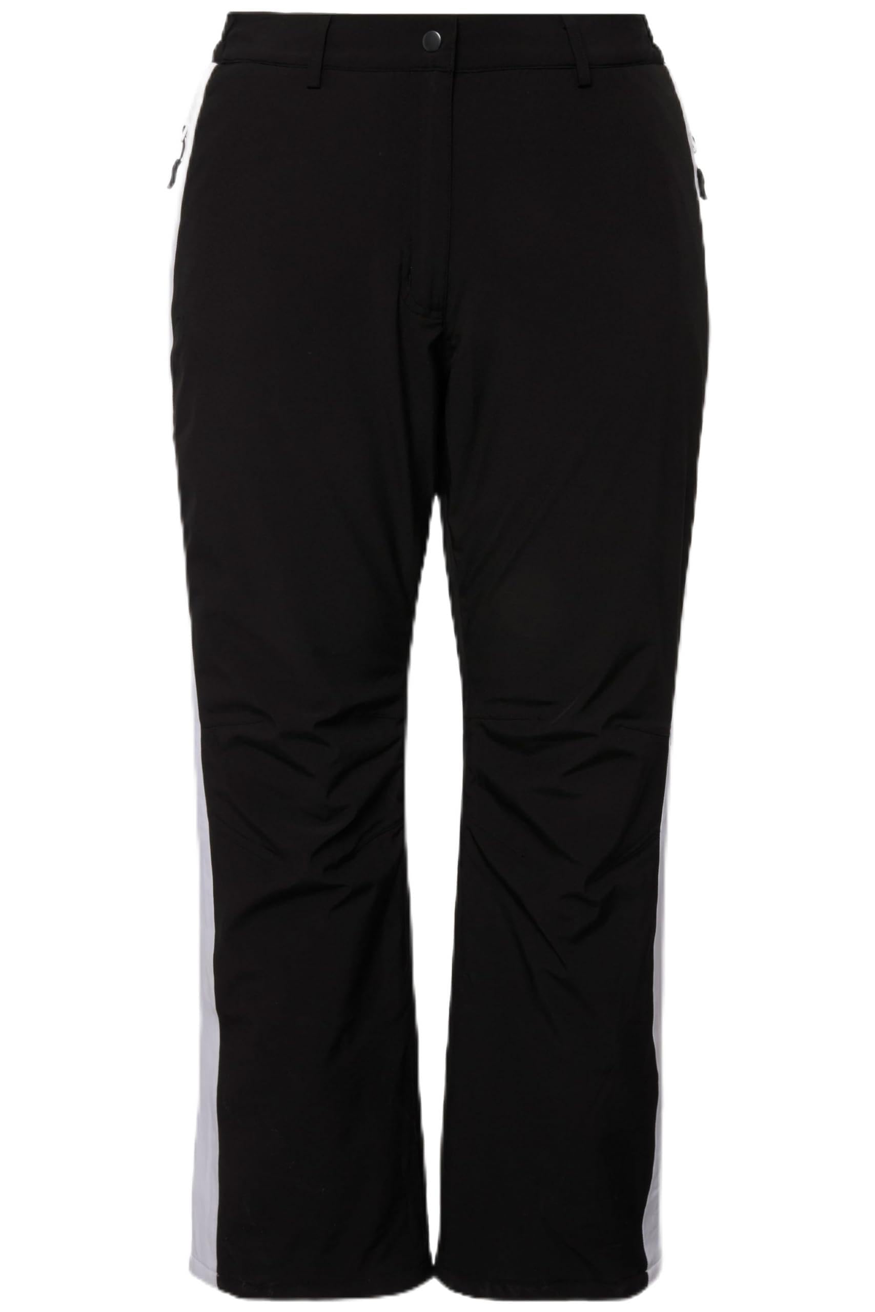 Ulla Popken Damen große Größen Übergrößen Plus Size Thermo-Funktionshose, wasserdicht, recycelt, Fleecefutter 821891