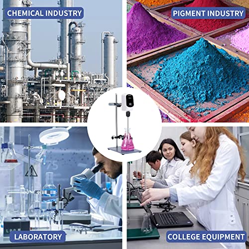 Lachoi AB-6 Electric Overhead Stirrer Mixer 100-2000Rpm Max.20L(H₂O) Lcd Display Digital Overhead Stirrer Mixer 10000Mpas Powerful Lab Stirrers Mixer thumb #5