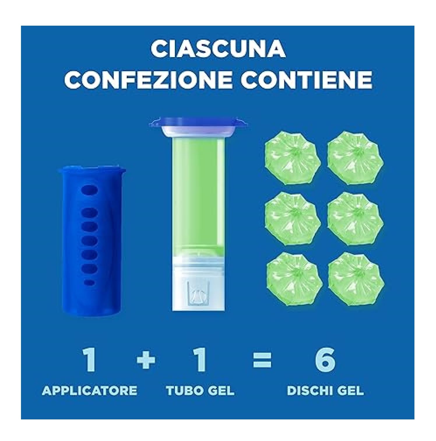 Italian Gourmet Fresh Discs Lime dischi gel WC-Reiniger 1 x 10 Stück