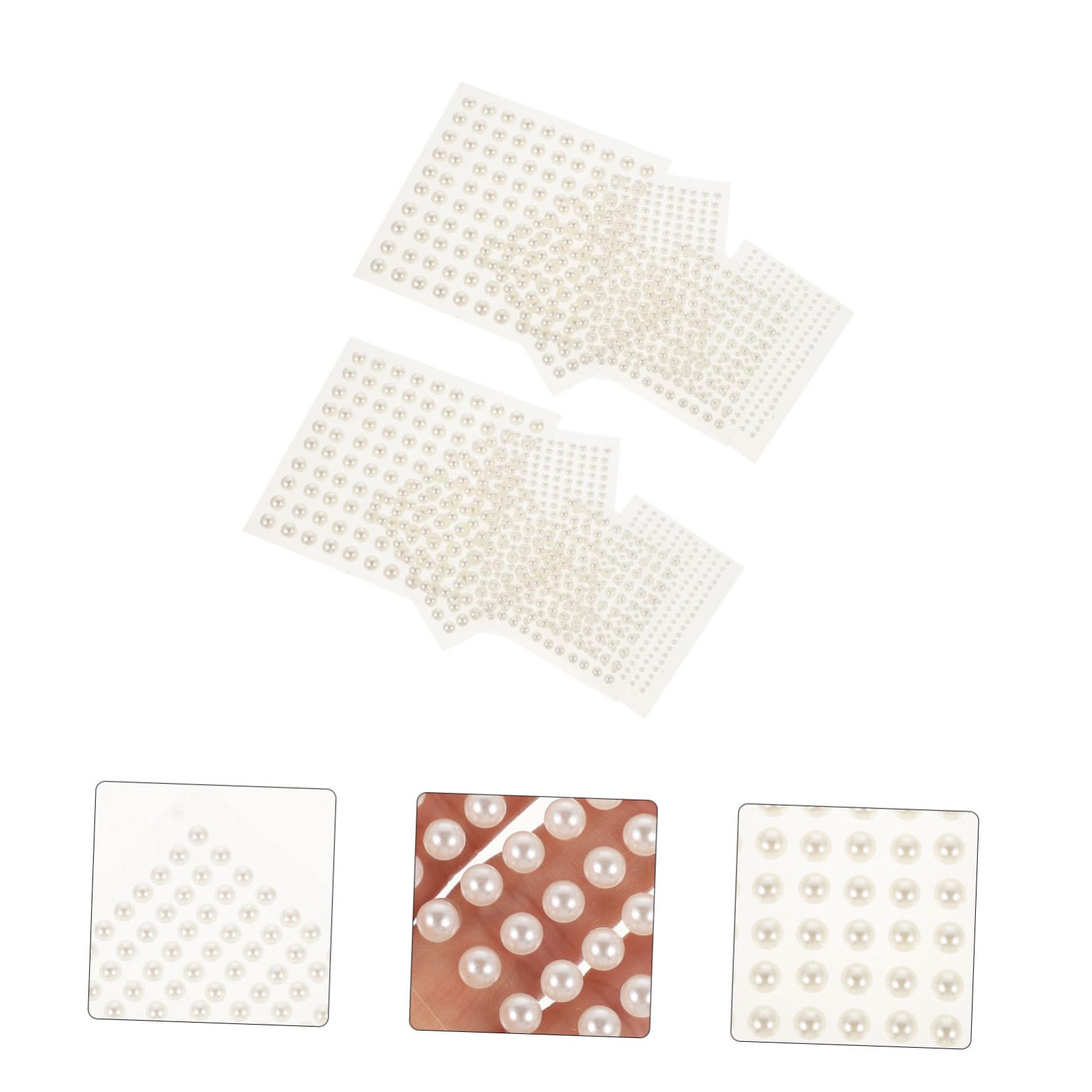 4 Set Adesivi Per Unghie Adesive Per Decorazioni Festive E Facile Applicare Resistente E Sicuro 10 Fogli*4