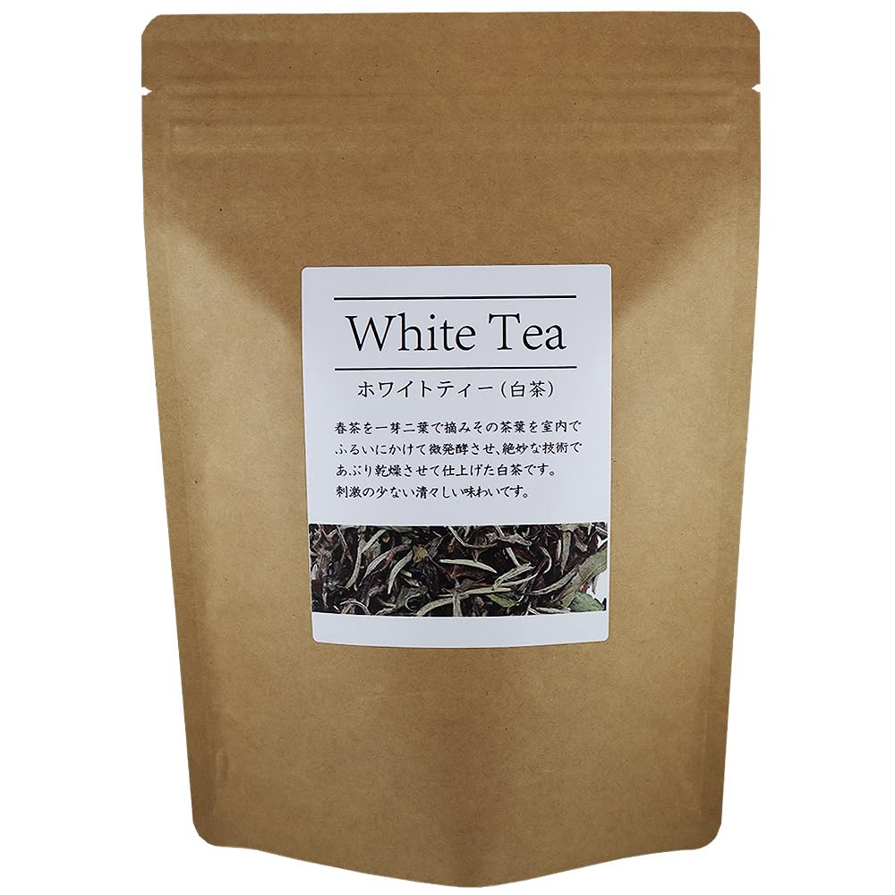 Amazon.co.jp: 白茶 ホワイトティー 白牡丹茶 50g お茶 中国茶