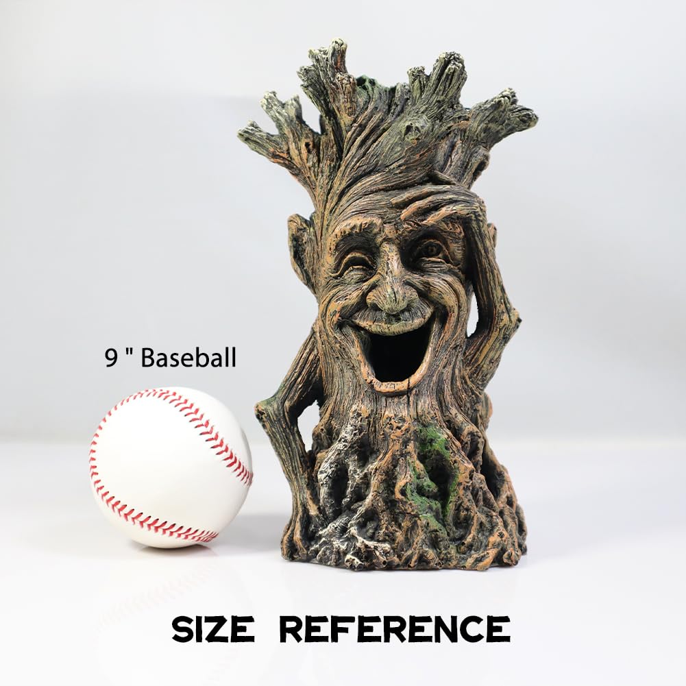 PTFJZ Fish Tank Accessories-Hollow Tree Trunk Aquarium Decorations Disney Aquarium Decorations for Betta Hideout Caves Large Aquarium Décor Thematic Ornaments : Pet Supplies