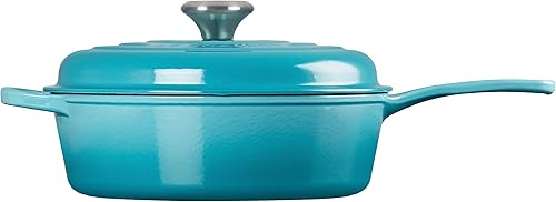 Miniatura 2 de Le Creuset Hierro Fundido Esmaltado Signature Cassadou, 3.75 cuartos de galón., Caribe