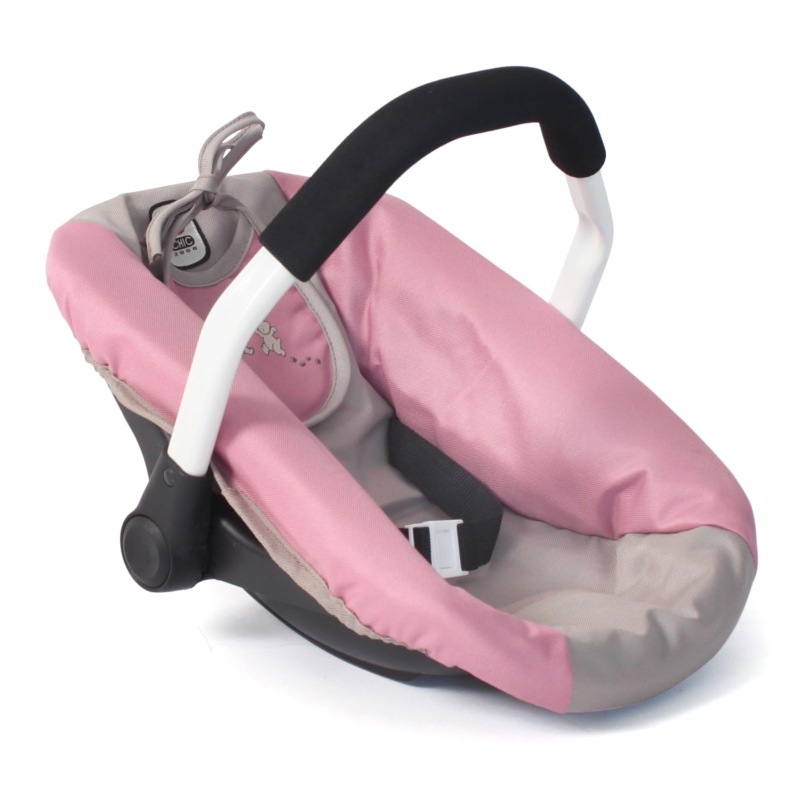 Bayer Chic Puppen-Autositz Für Baby-Puppen – Mit Softgriff, Anschnallgurt & Lätzchen, Für Puppen Bis 50 Cm
