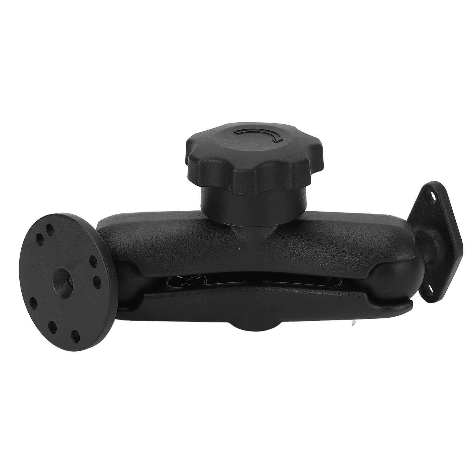 Brazo de Doble Zócalo de Aleación de Aluminio Antirrobo para Tabletas y Teléfonos con Adaptador de Bola de 1,5 Pulgadas: Solución Duradera de Montaje en Múltiples ángulos