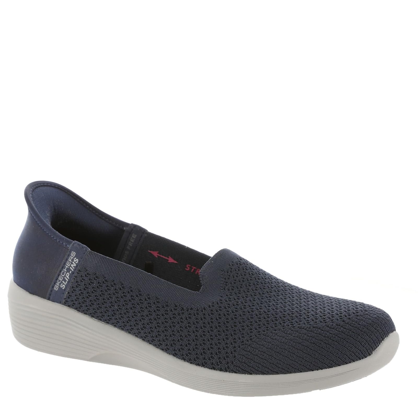 Skechers Women's Arya-Sweet Voice Ballet Flat, Navy, 7