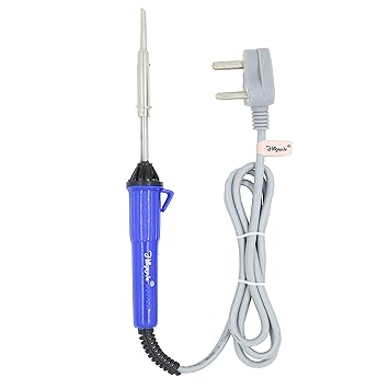 Hillgrove Beginners 25W Electronics Repair Soldering Iron tool for Hobby and Electronic Projects 25 W Simple (Flat Tip)