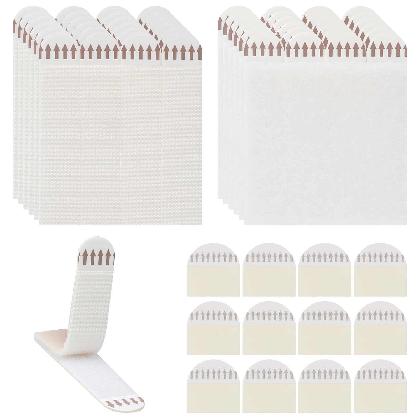 Strisce Appendi Quadri Adesive, 36 Paia Strisce per Appendere Quadri, Appendi Quadri Senza Chiodi Strisce Adesive Velcr Adesivo Nastro Biadesivo Ganci Adesivi per Cornici Poster Decorazioni