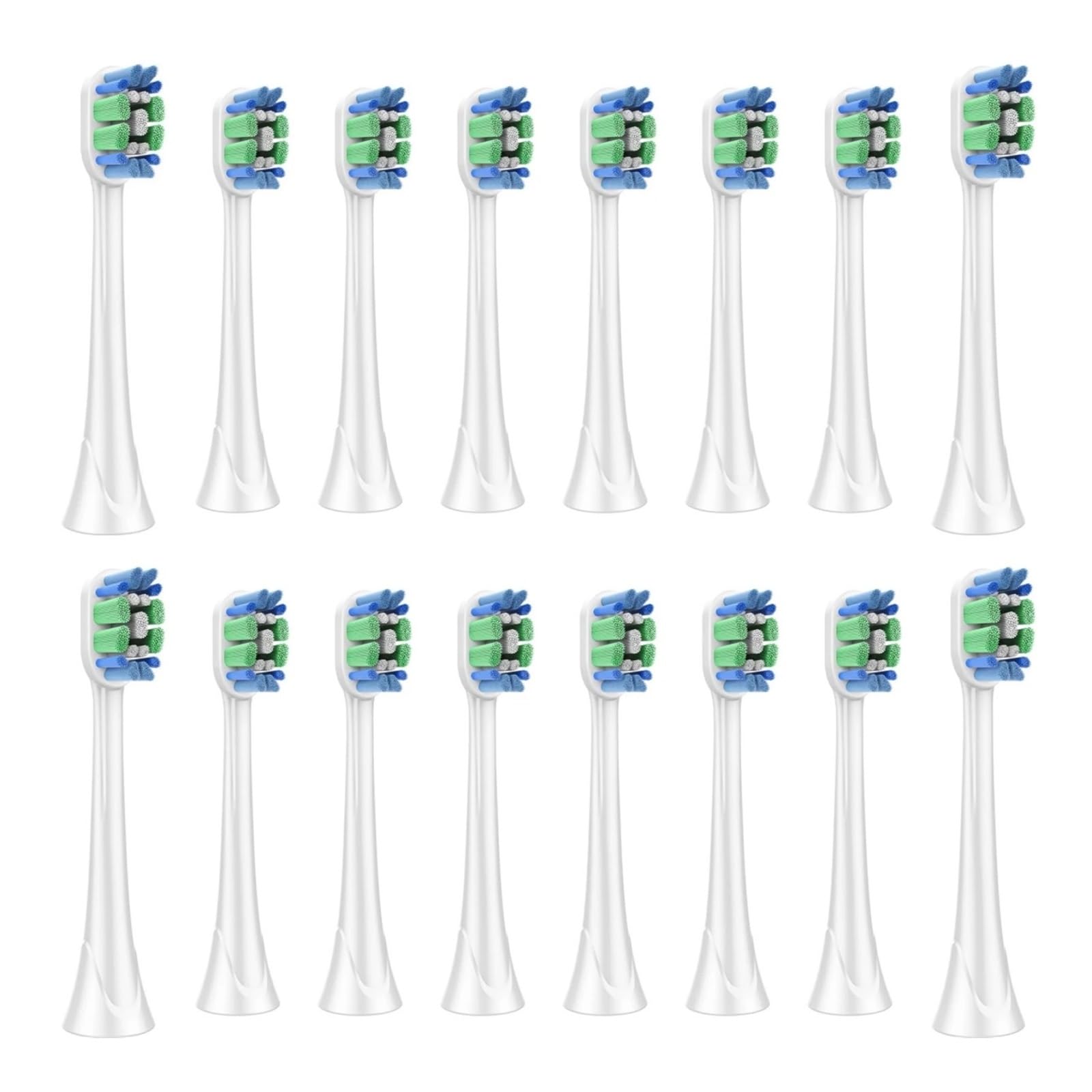 Testine di ricambio, HX3210 HX3211 HX6150 HX6500 | HX6510 HX6530 HX9342 HX6730, per 6150 6160 6201 6210 6211 6212 6220 6221 6231 6232(16pcs)