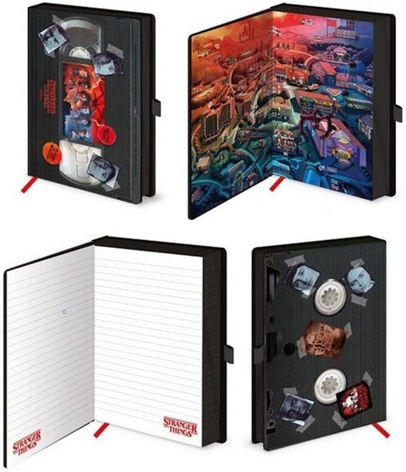 Pyramid International ストレンジャー・シングス 4 (シーズン4 VHS) A5ノート ホワイト