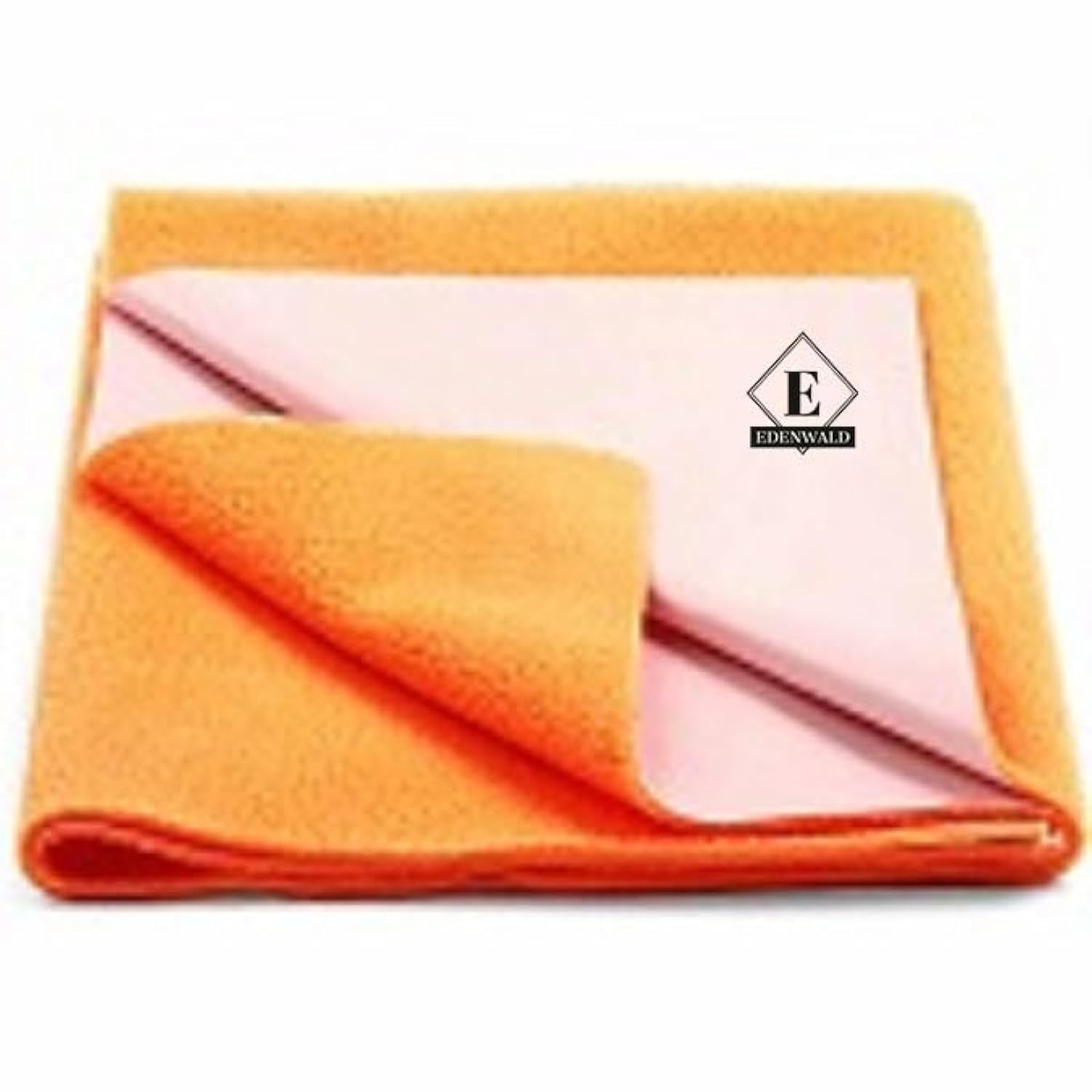 Crib Mattress Protector Dry Sheet, Waterproof Bed Protector Sheets, Reusable Rubber Sheets for Children, Adults &amp; Pet, Leak Proof Mats for Home, Outdoor &amp; Travel (Medium 30"x40") (Orange)