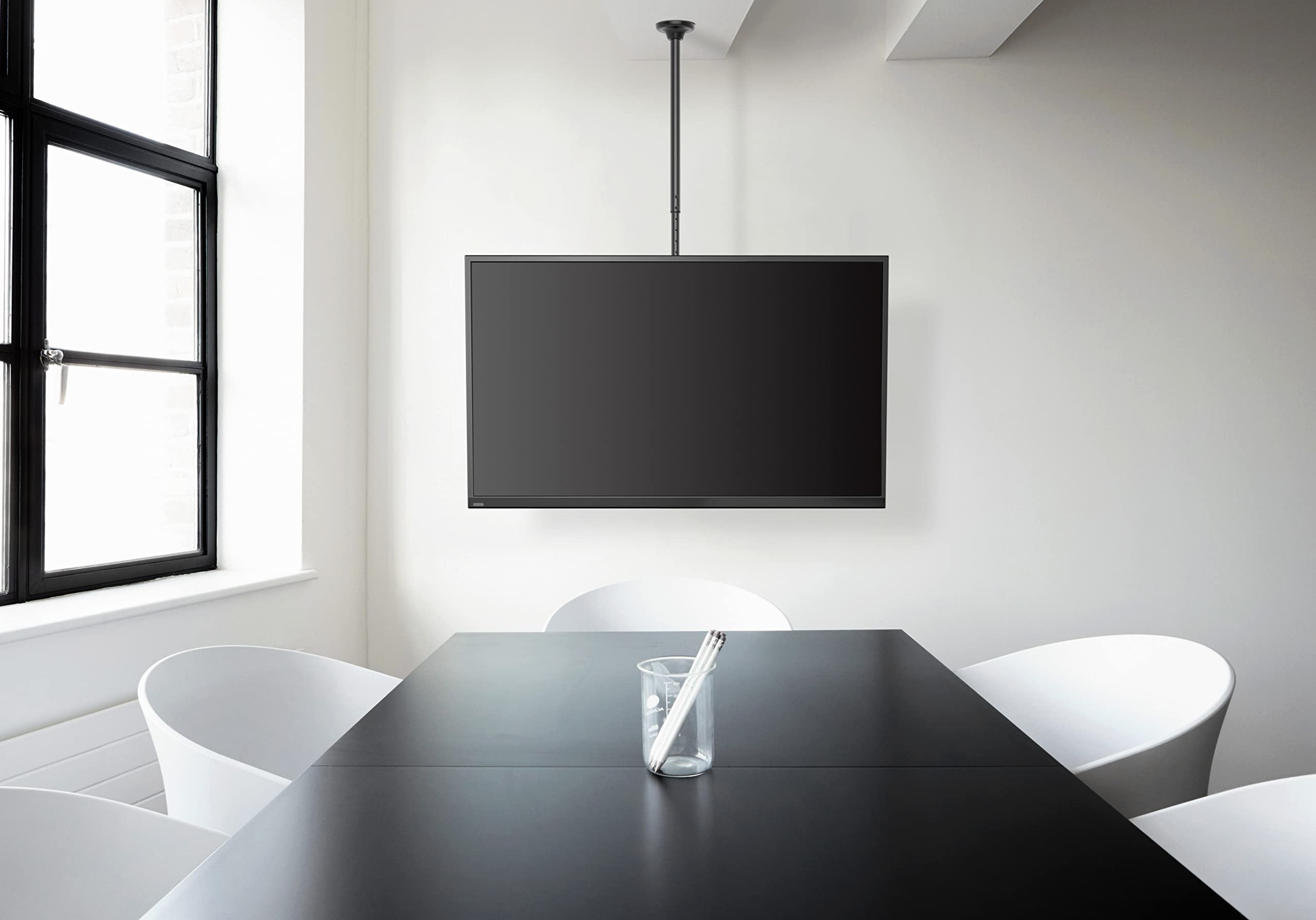 NewStar FPMA-C340BLACK 32-75 uchwyt sufitowy do telewizora, 50 kg, czarny