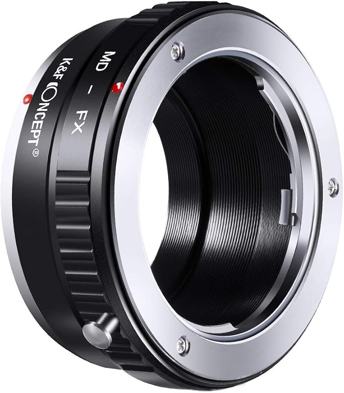 MD to FX Adapter, K&F Concept Lens Mount Adapter for Minolta MD MC Lens Mount Adapter for Fujifilm Fuji X-Series X FX Mount Body Mirrorless Suitable for Fuji XT2 XT20 XE3 XT1 X-T2