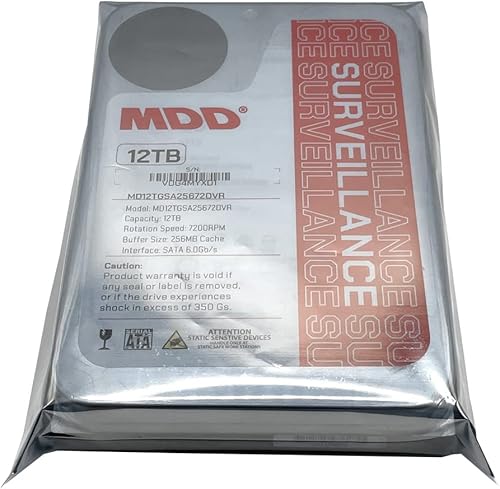 Miniatura 3 de MDD MDD12TSATA25672DVR 12TB 7200RPM 256MB Cache SATA 60Gbs 35inch - Disco duro de vigilancia interna - 3 años de garantía