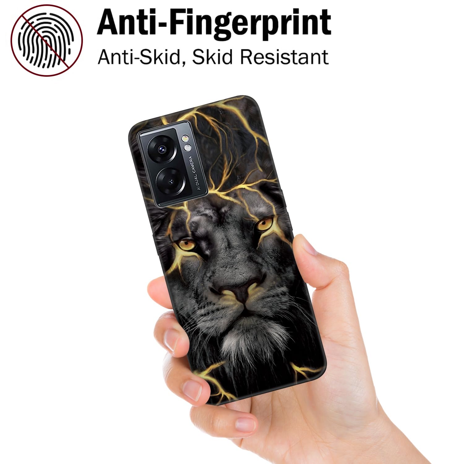 Custodia In TPU Morbida Per Oppo A57 5G (2022) – Cover Nera Antiurto, Sottile E Maneggevole - 2