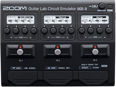 Zoom GCE-3 Compact USB Audio Interface for Emulation of Zoom Effects Processors using Guitar Lab Software