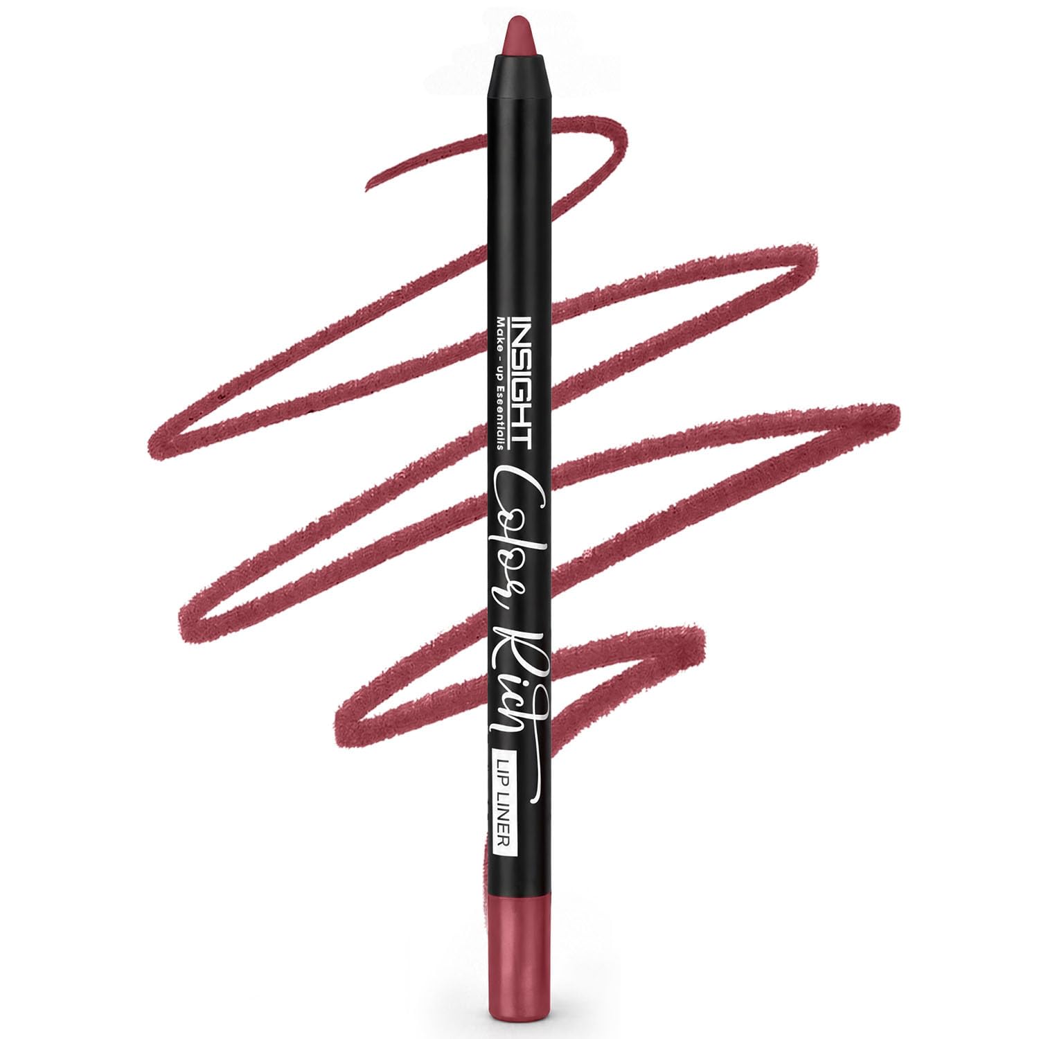 Insight Cosmetics Color Rich Lip Liner – Smudge-Proof, Waterproof & Highly Pigmented | Enriched with Jojoba Oil & Vitamin E for Nourished Lips | Long-Lasting Matte Finish (Amethyst Play, 1.5 gm)-picture-31