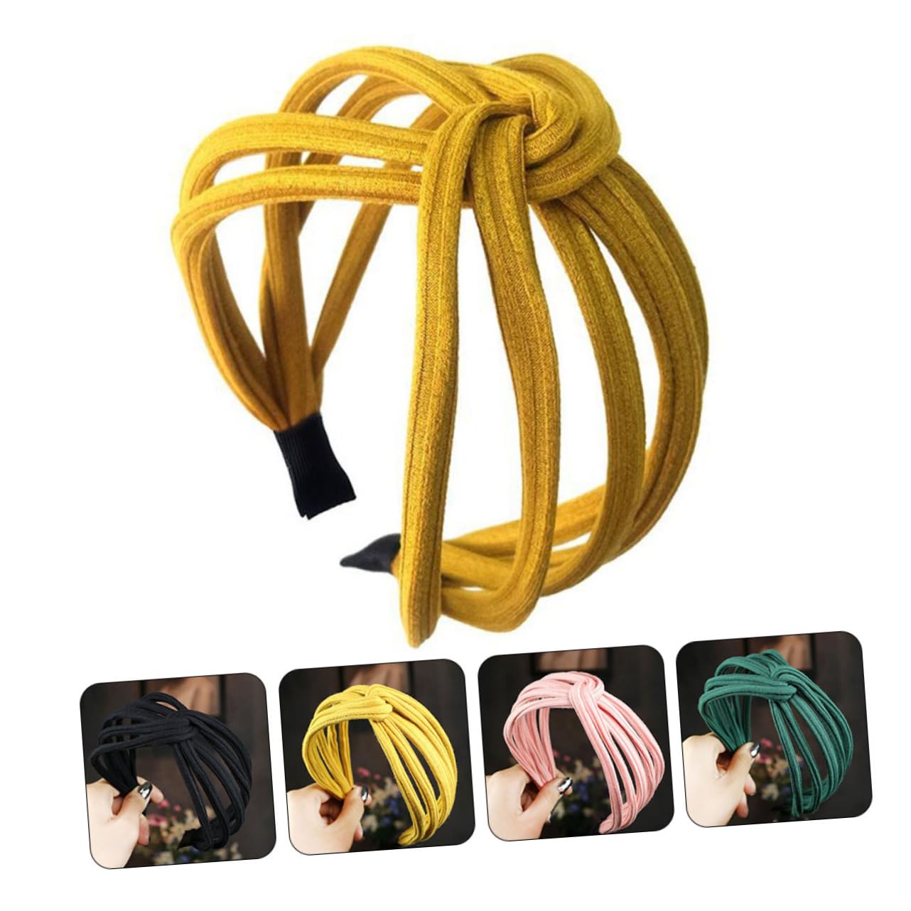 Didiseaon 12piezas Diademas De Moda Para Mujeres y Niñas Accesorios De Cabello Para Yoga Maquillaje y Ocasiones Especiales