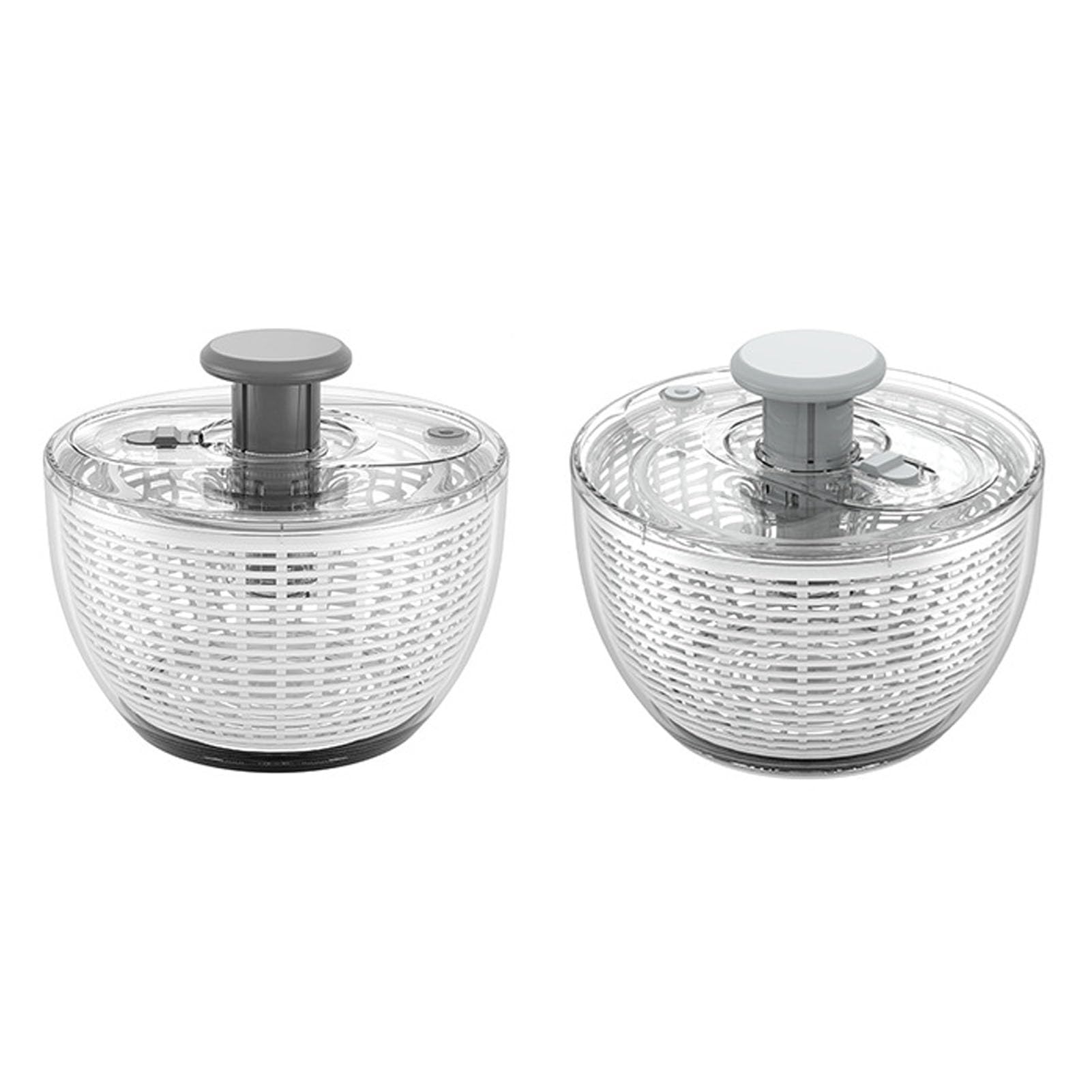 Laveuse à Fruits Essoreuse à Salade Grande capacité 3,6 L avec Passoire (gris foncé)