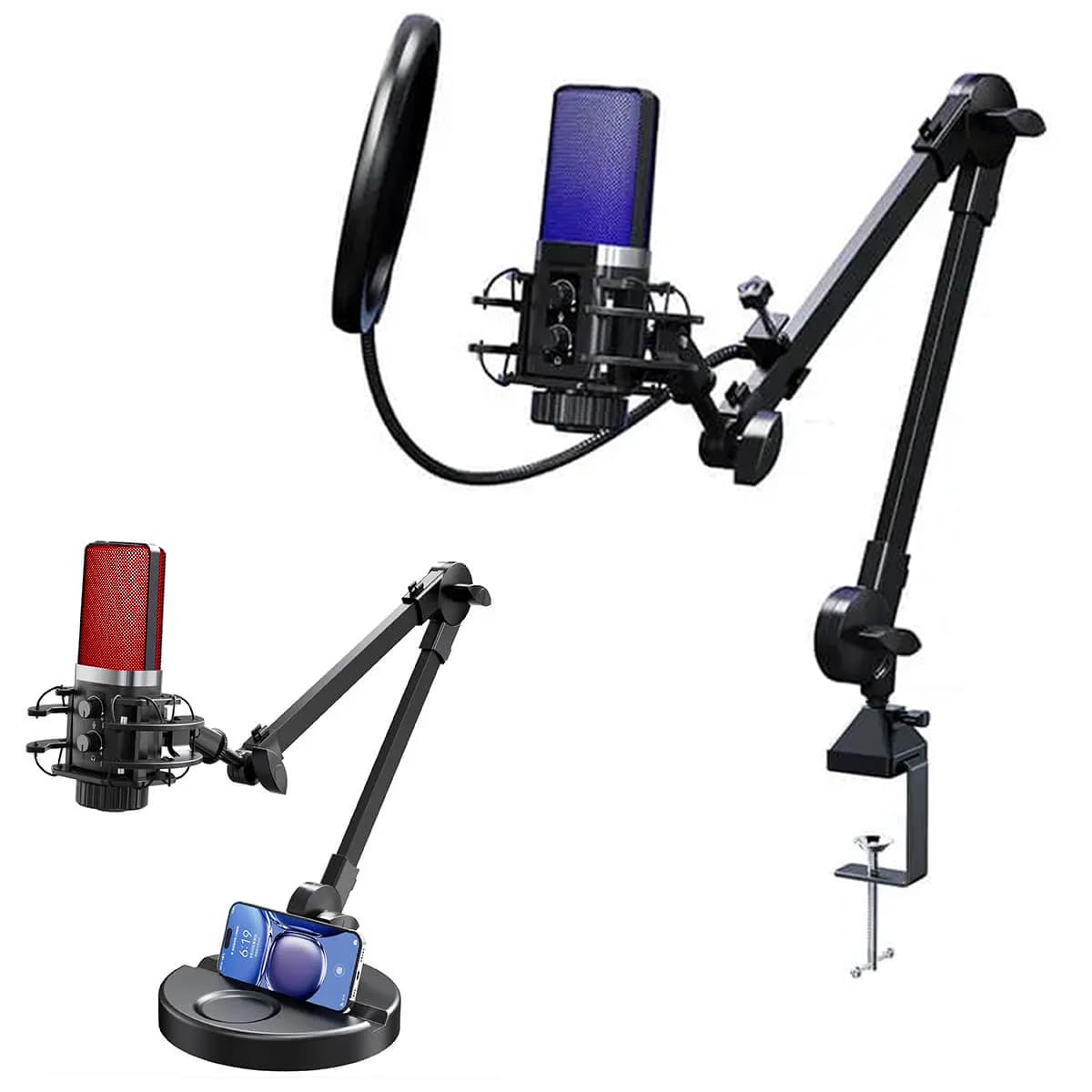 Coverzone RGB USB Condenser Microphone – Studio Kalitesinde Kayıt