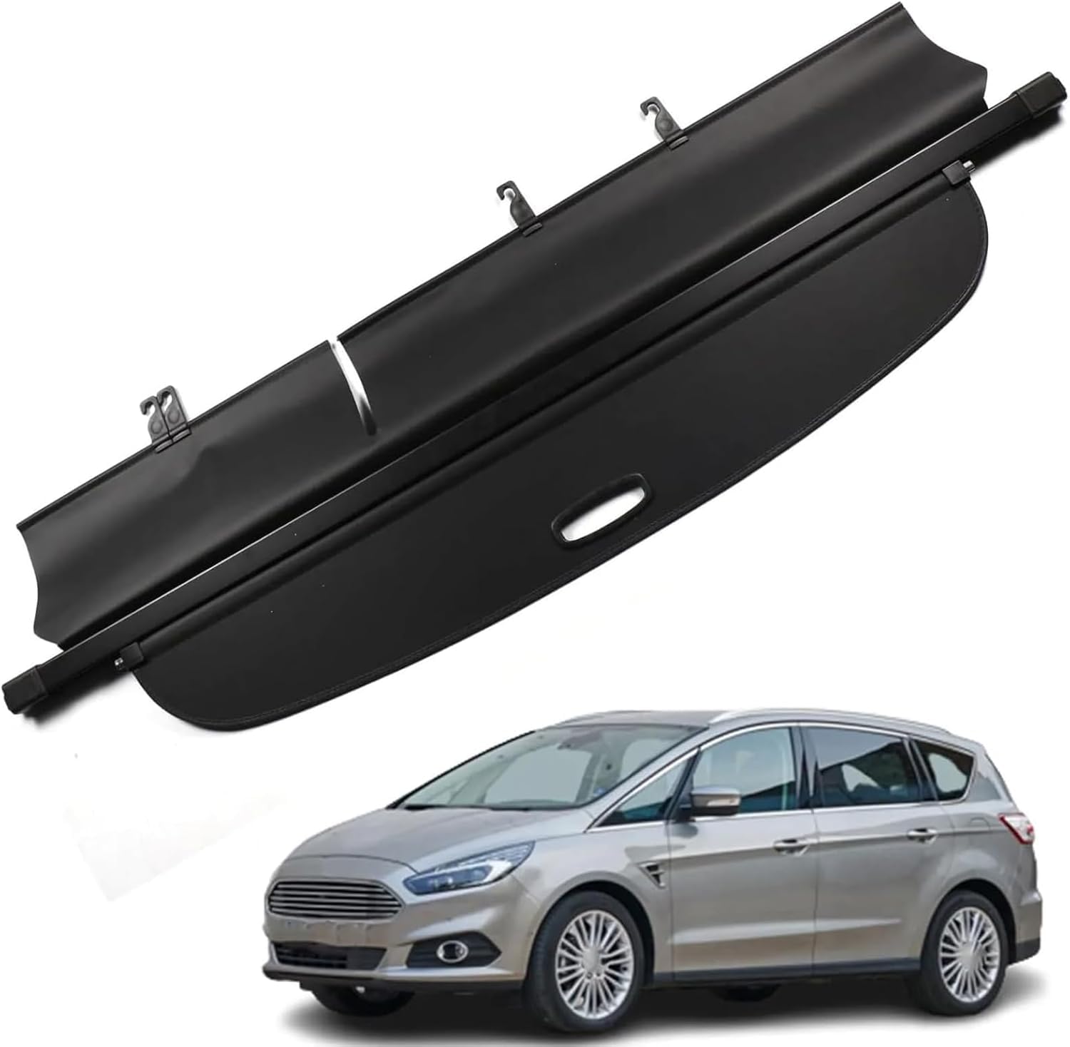 Cubierta de carga retráctil para Ford S-MAX 2015-2018: viajes seguros