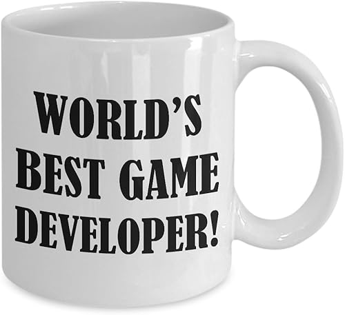 Miniatura 2 de Regalo divertido para diseñador de juegos, el mejor café del mundo  Game Developer Video Tea Cup Inspirational Award Design Dev Team Men Women Gamer