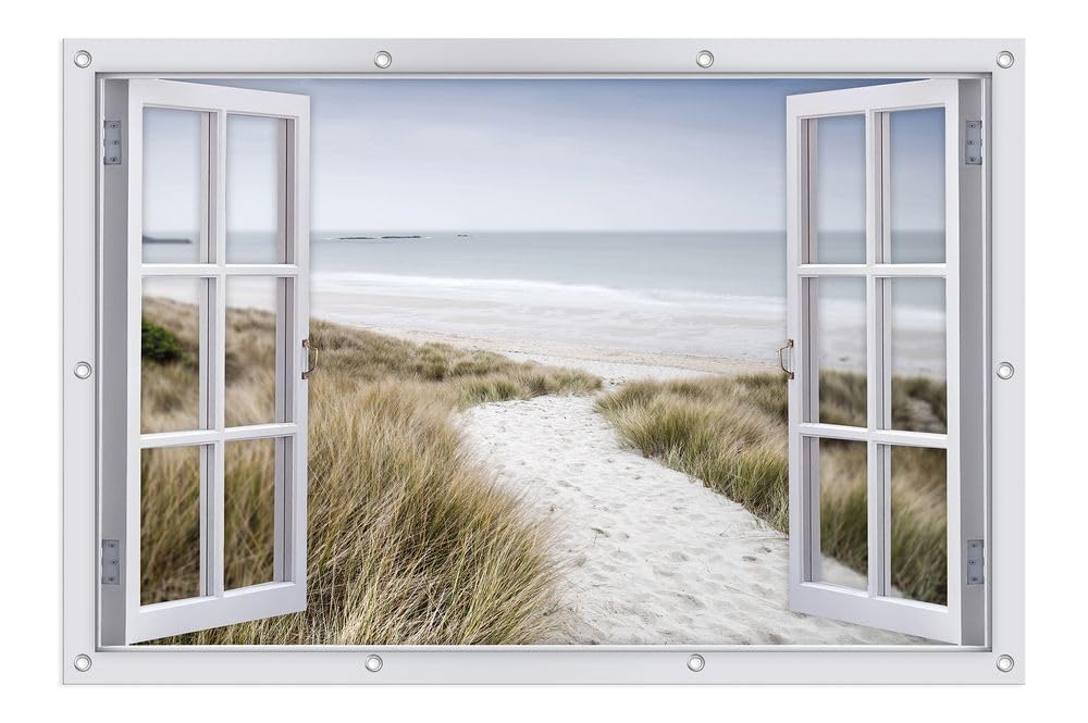 Artissimo Garten-Poster Strand & Meer – XXL 120x80 cm (PE6742-GP)