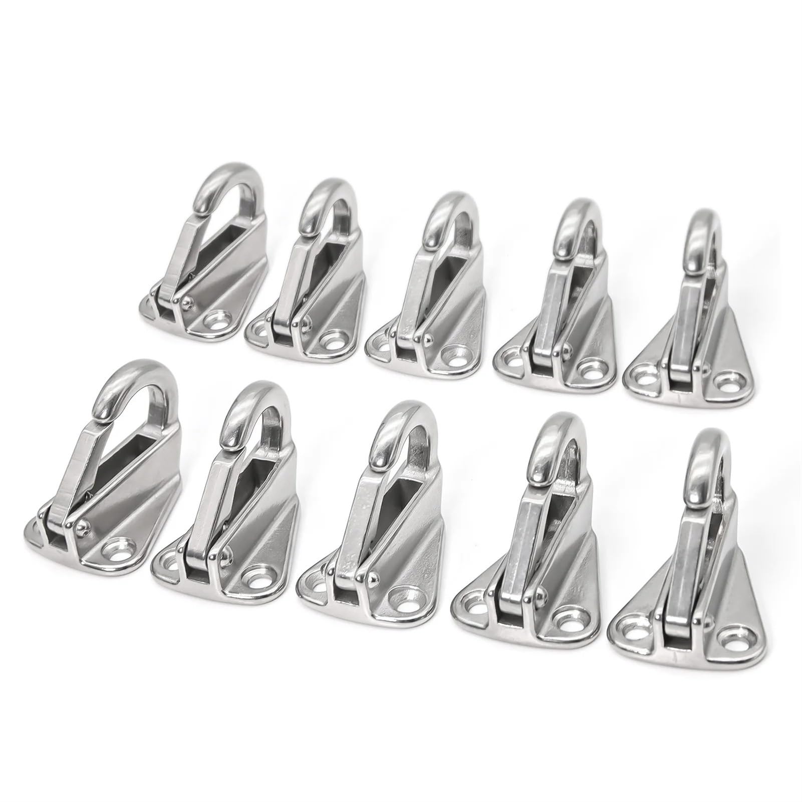 10/5 Stück 316 Edelstahl Kotflügel Haken Federhaken Schnapphaken Verbindung Seil Marine Fending Haken Marine Hardware Boote Zubehör (5 Stück pro Lot)