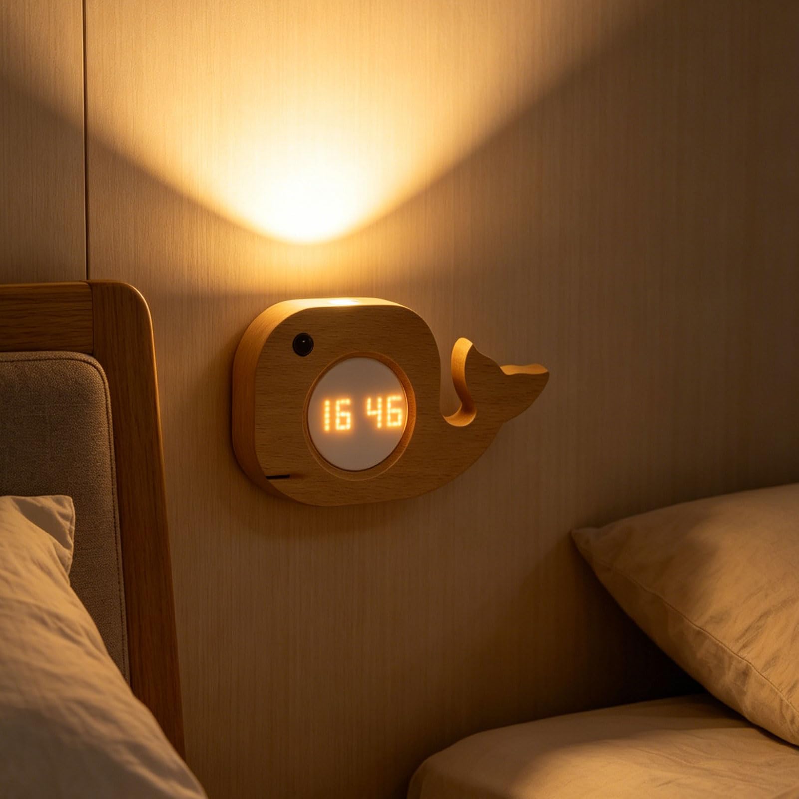 Lámpara de Pared LED 1W Regulable Luz Cálida con Sensor de Movimiento