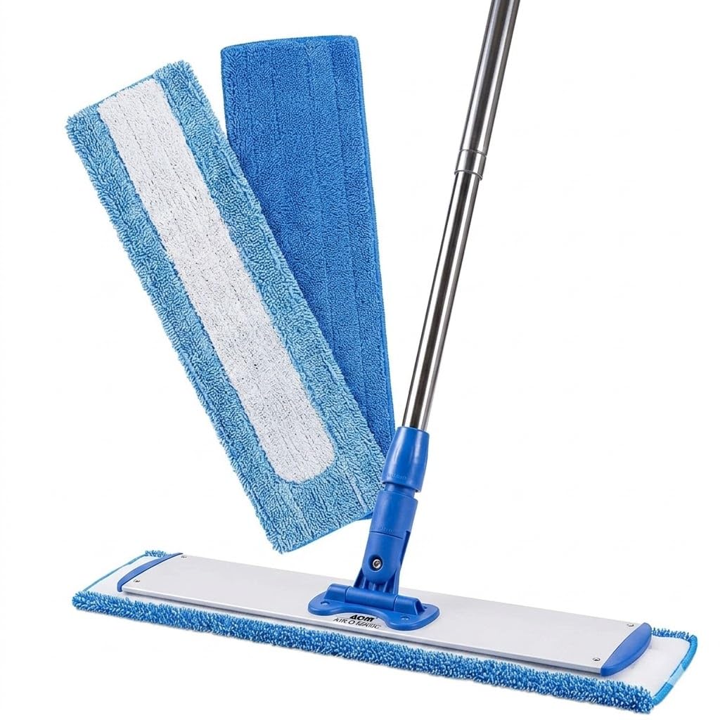 AIR O MATIC Microfiber Dry Mop Set 18" (Blue)-image-19