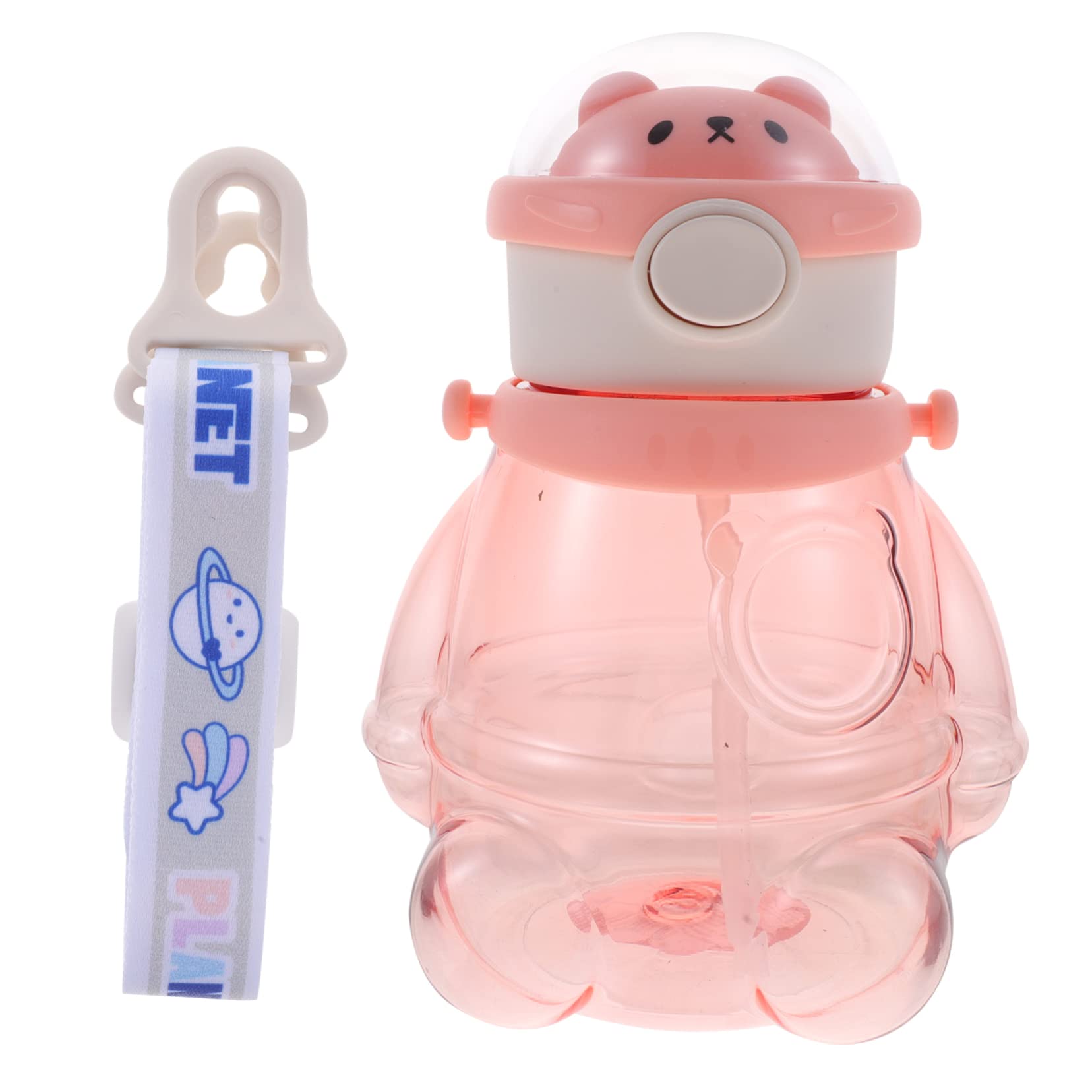 HANABASS Boys and Girls Water Bottle Straw Large Capacity Leakproof Lid for Outdoor Activities