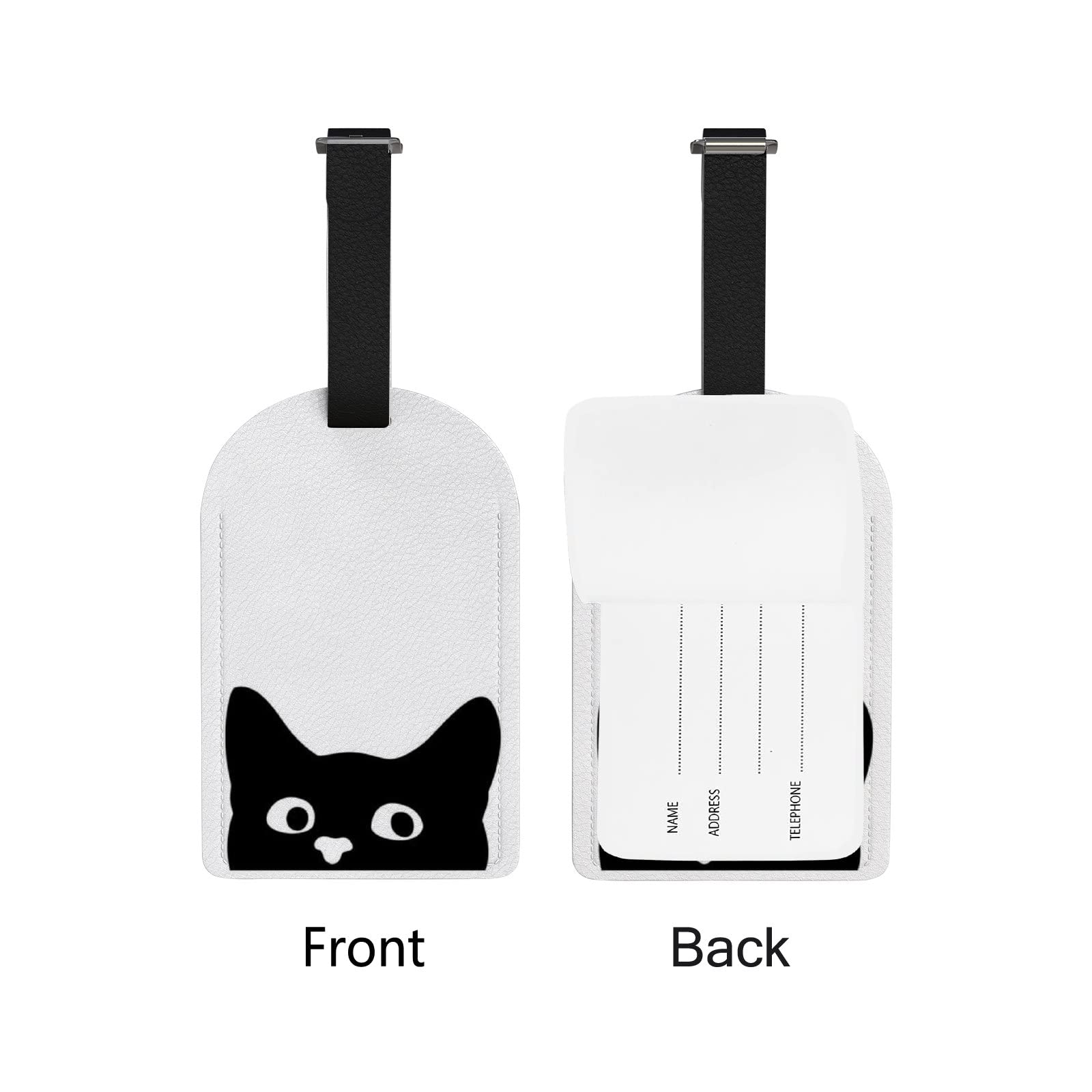 Etiqueta Equipaje Etiquetas De Equipaje Con Diseño De Gato