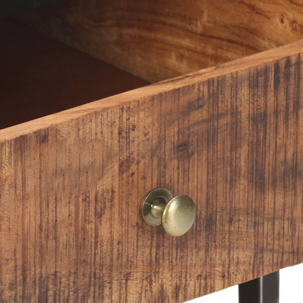 vidaXL Tavolino da Salotto 90x50x40 cm in Legno di Acacia Grezzo