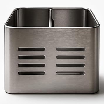 LS Kitchen - Cutlery Drainer - Stainless Steel Cutlery Holder - Kitchen Utensil Holder
