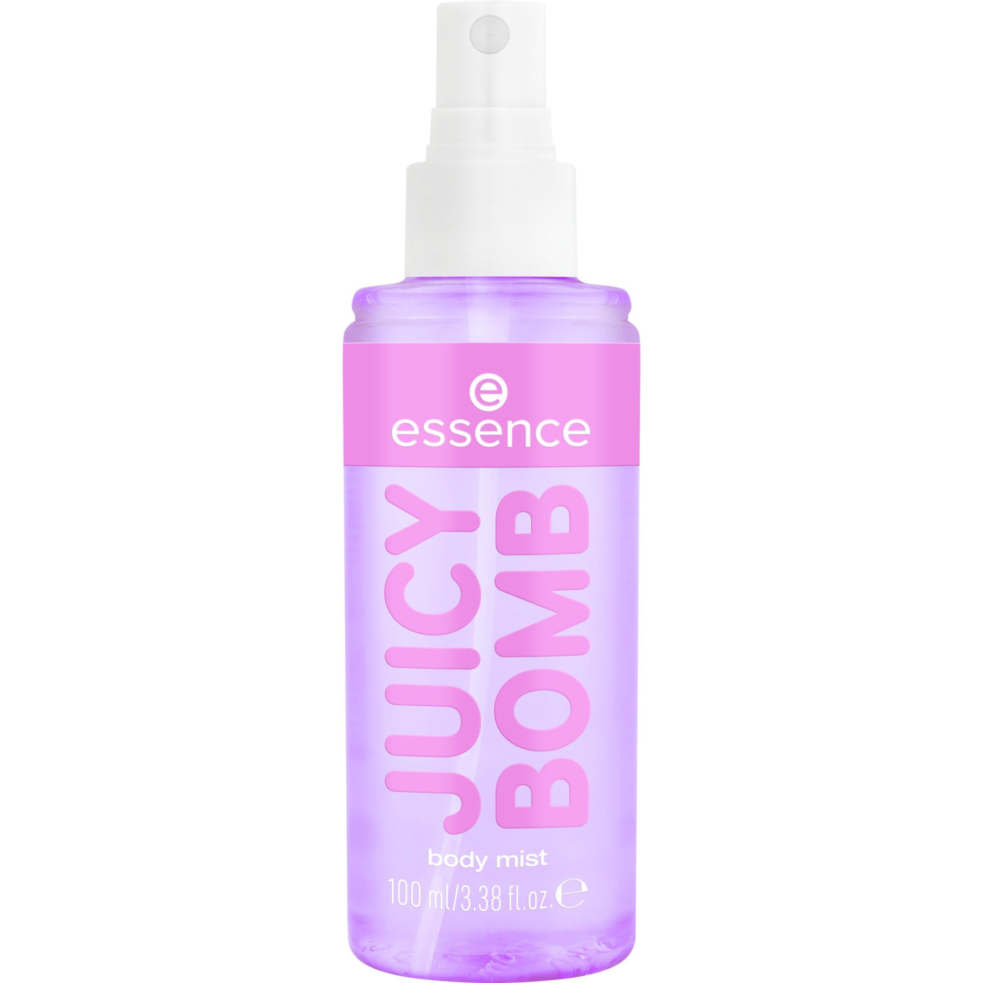 essence JUICY BOMB sweet drop body mist, Eau de Toilette, Nr. 103, Violett, vegan, ohne Mikroplastikpartikel, ohne Konservierungsstoffe, glutenfrei, 1er Pack (100ml)