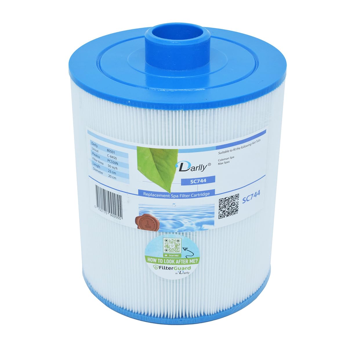Darlly SC744 80501 Compatible with Pleatco PCS50N Unicel C-8450 Filbur FC-3310 Coleman Spa